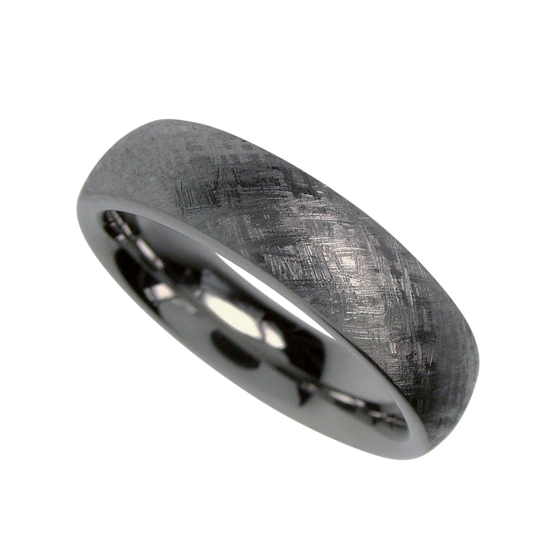 Hand Scraped Domed Ring