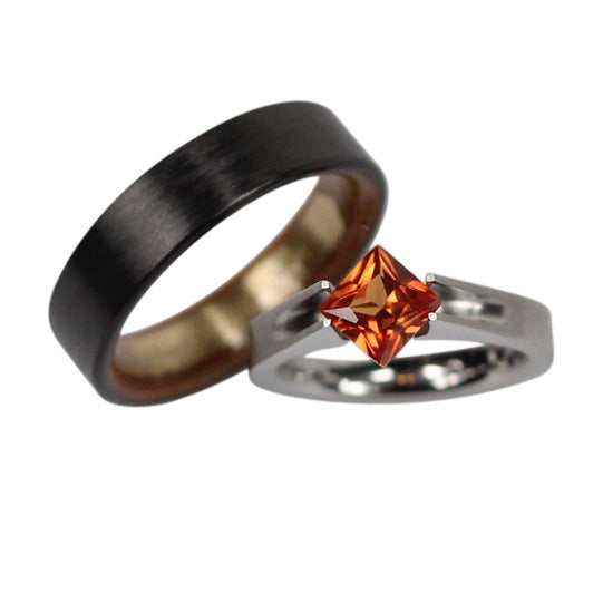 Tension Setting with Wood and Carbon Band Set