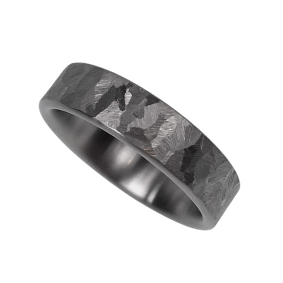Titanium Band Flat Freehand Ground